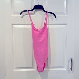 Aerie Hot Pink One Piece Bathing Suit | AE